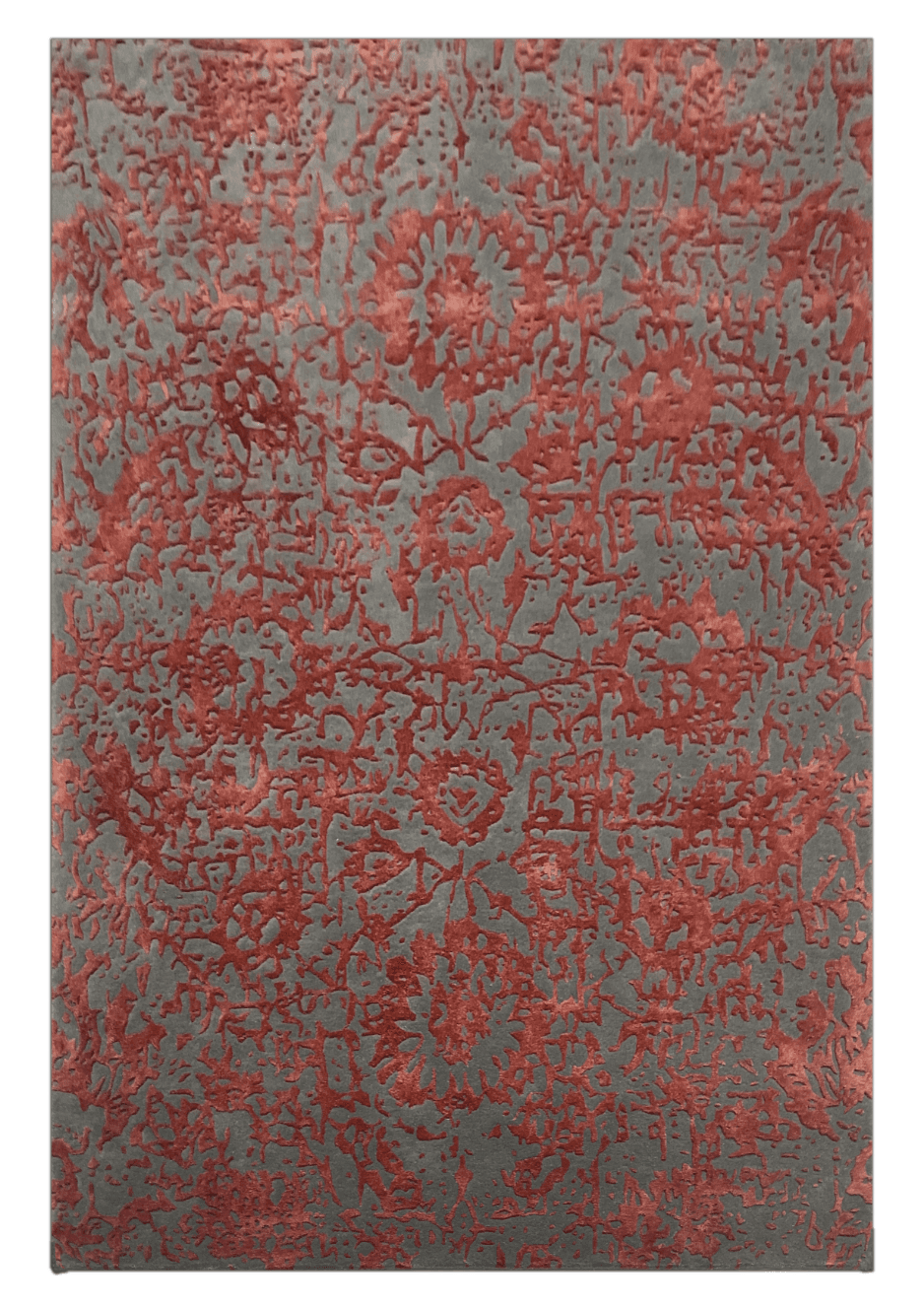 A Gray Rust HAND TUFTED product