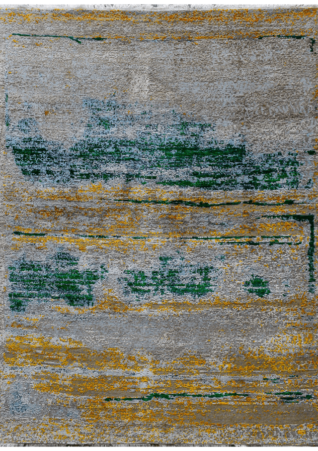 A Gold Green hand knotted product